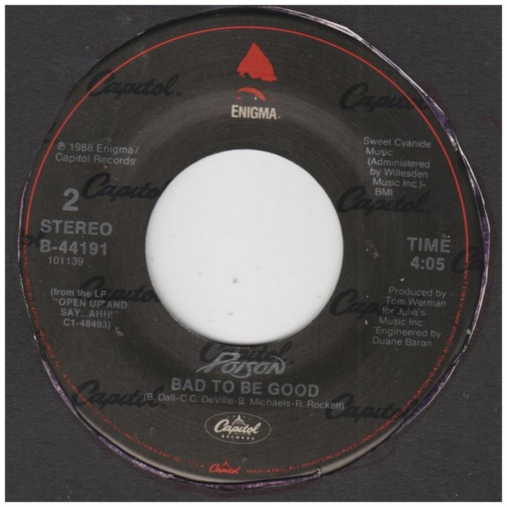 POISON - FALLEN ANGEL | 7" SINGLE USADO