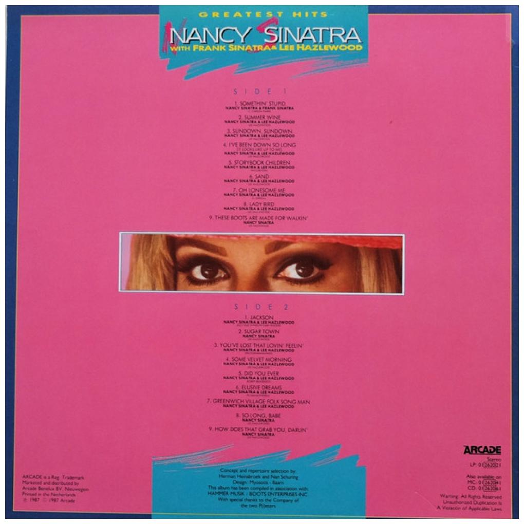 NANCY SINATRA - GREATEST HITS | VINILO USADO