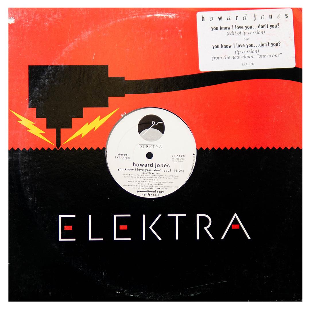HOWARD JONES - YOU KNOW I LOVE YOU...DONT YOU (LP VERSION) | 12 MAXI SINGLE USADO