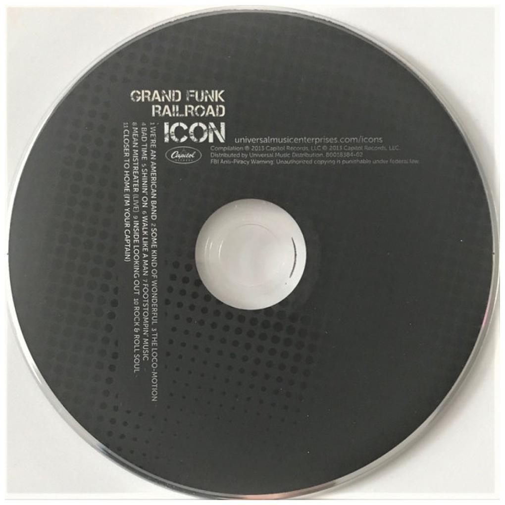 GRAND FUNK RAILROAD - ICON: GREATEST HITS | CD