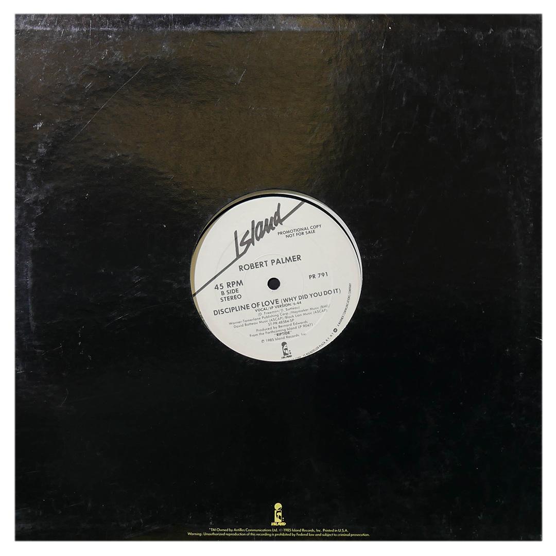 ROBERT PALMER - DISCIPLINE OF LOVE (WHY DID YOU DO IT) | 12" MAXI SINGLE USADO