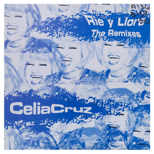 CELIA CRUZ - RIE Y LLORA - THE REMIXES | 12" MAXI SINGLE USADO