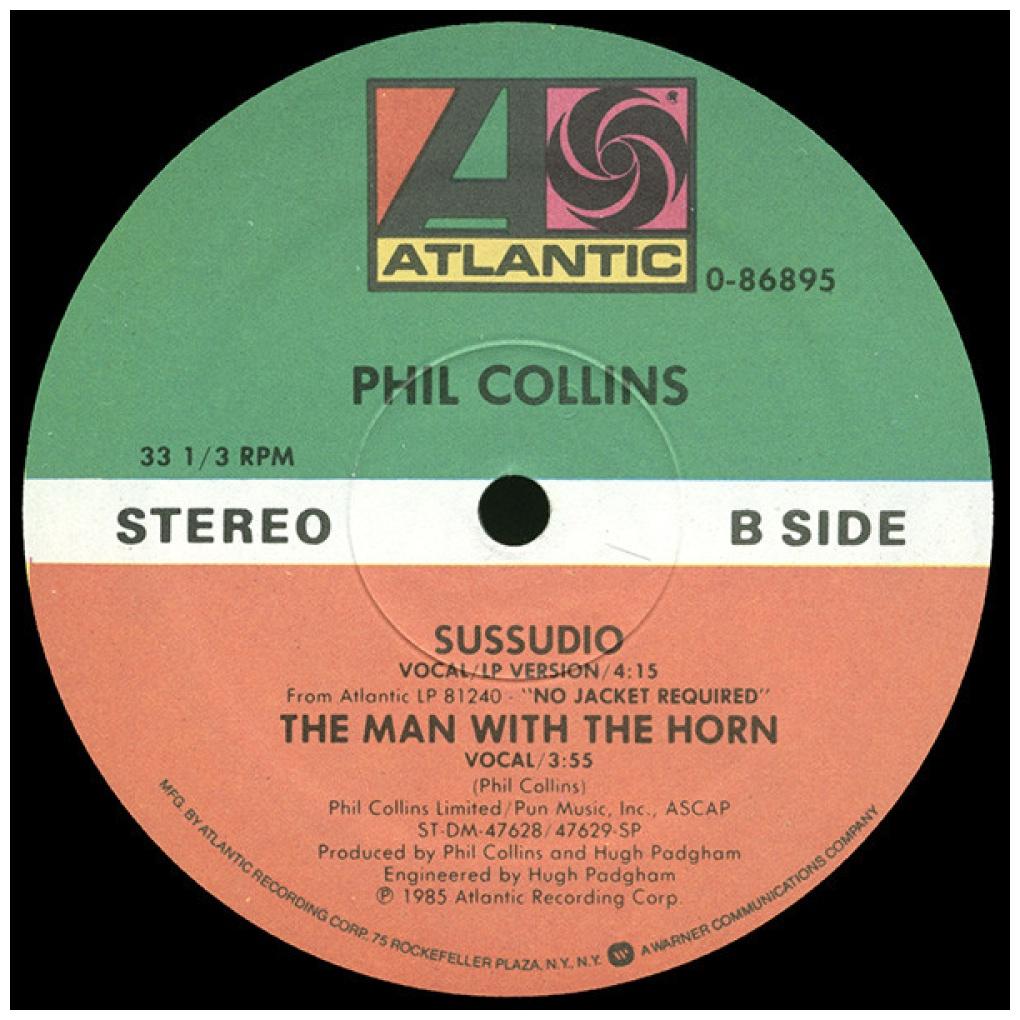 PHIL COLLINS - SUSSUDIO | 12" MAXI SINGLE VINILO USADO