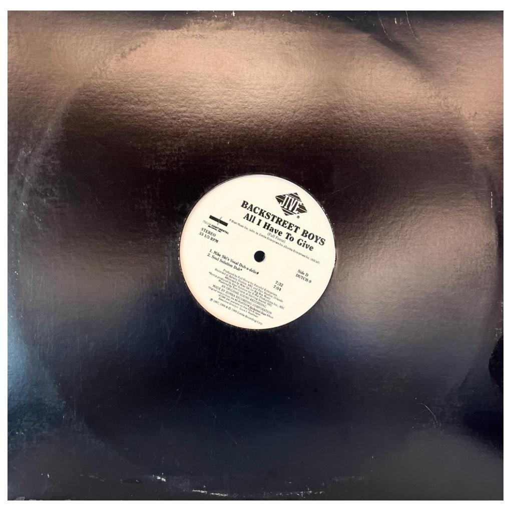 BACKSTREET BOYS - ALL I HAVE TO GIVE (2LP) | 12 MAXI SINGLE USADO