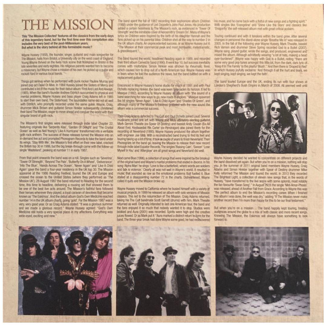 MISSION UK - COLLECTED (2LP) | VINILO