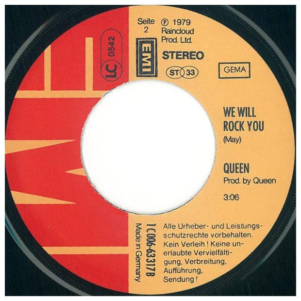 QUEEN - CRAZY LITTLE THING CALLED LOVE/WE WILL ROCK YOU | 7 SINGLE VINILO USADO