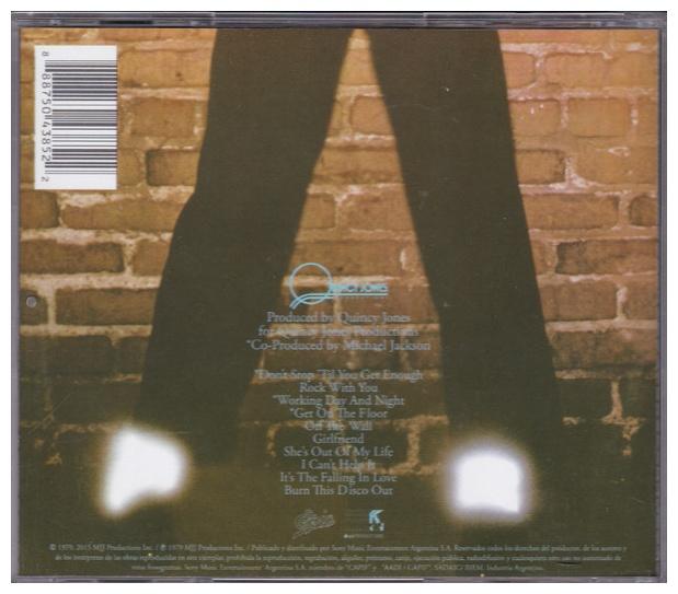 MICHAEL JACKSON - OFF THE WALL | CD