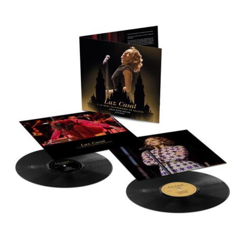 LUZ CASAL - SOLO ESTA NOCHE: Y LA REAL FILARMONICA DE GALICIA (2LP) | VINILO