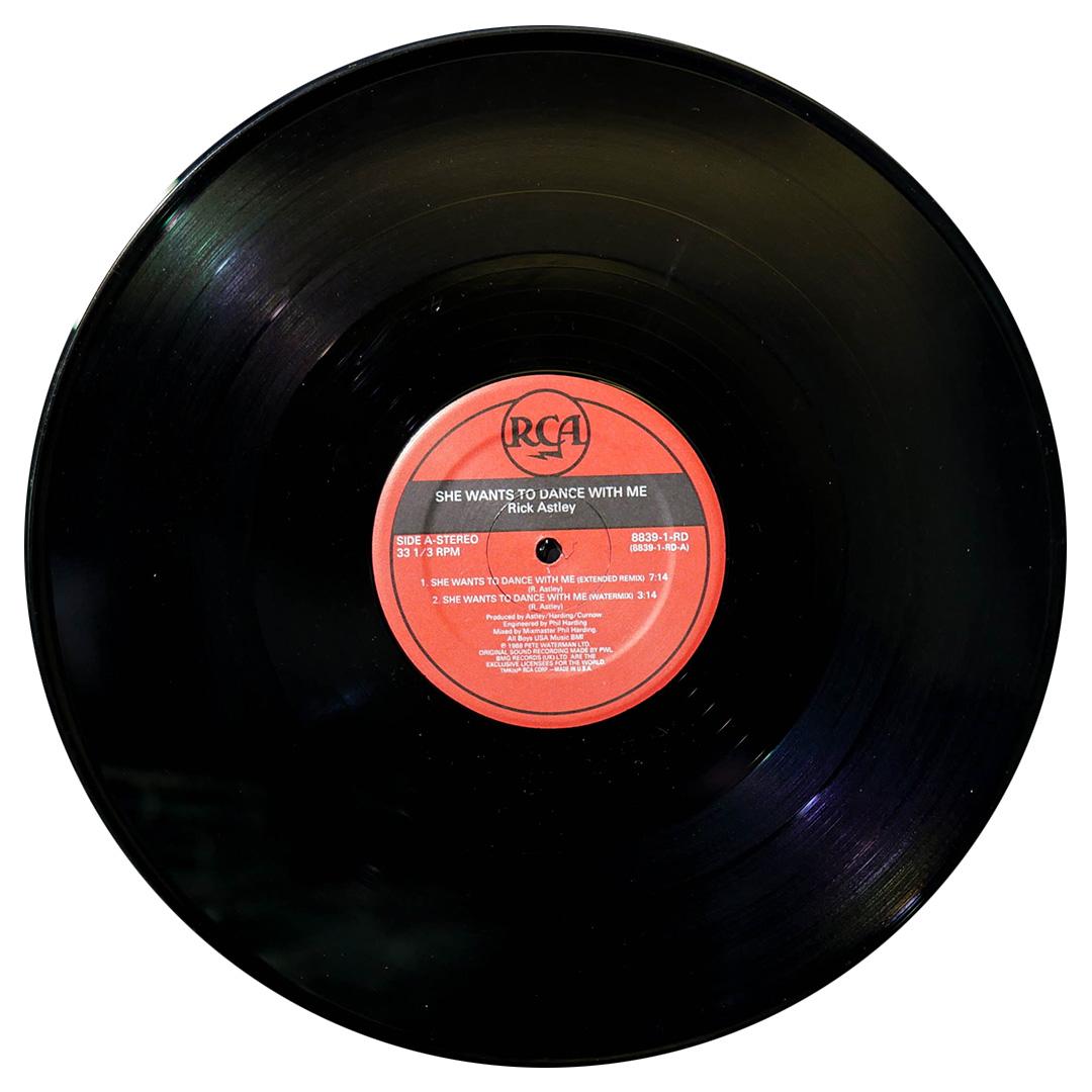 RICK ASTLEY - SHE WANTS TO DANCE WITH ME | 12" MAXI SINGLE USADO