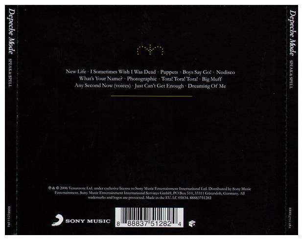 DEPECHE MODE - SPEAK AND SPELL | CD