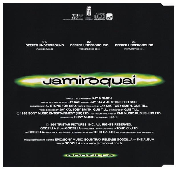 JAMIROQUAI - DEEPER UNDERGROUND | CD SINGLE USADO