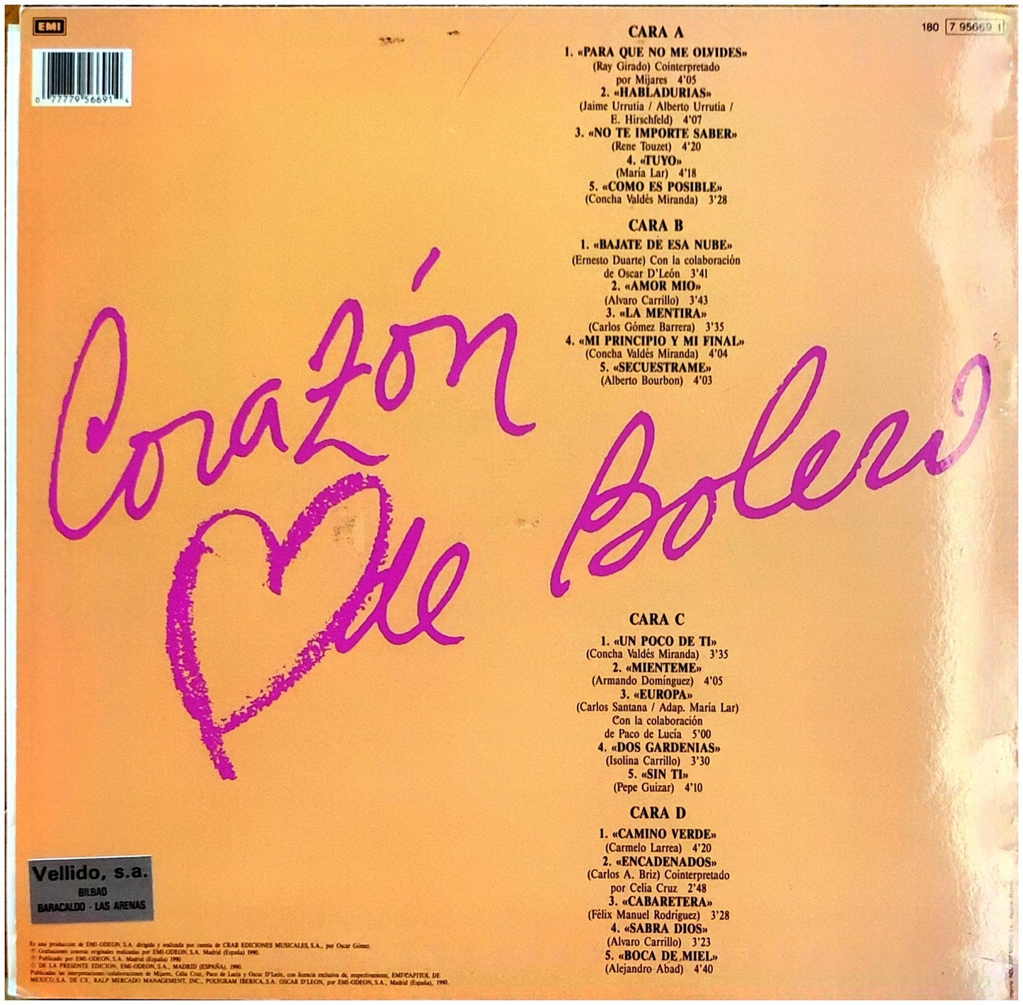 DYANGO - CORAZON DE BOLERO (2LP) | VINILO USADO