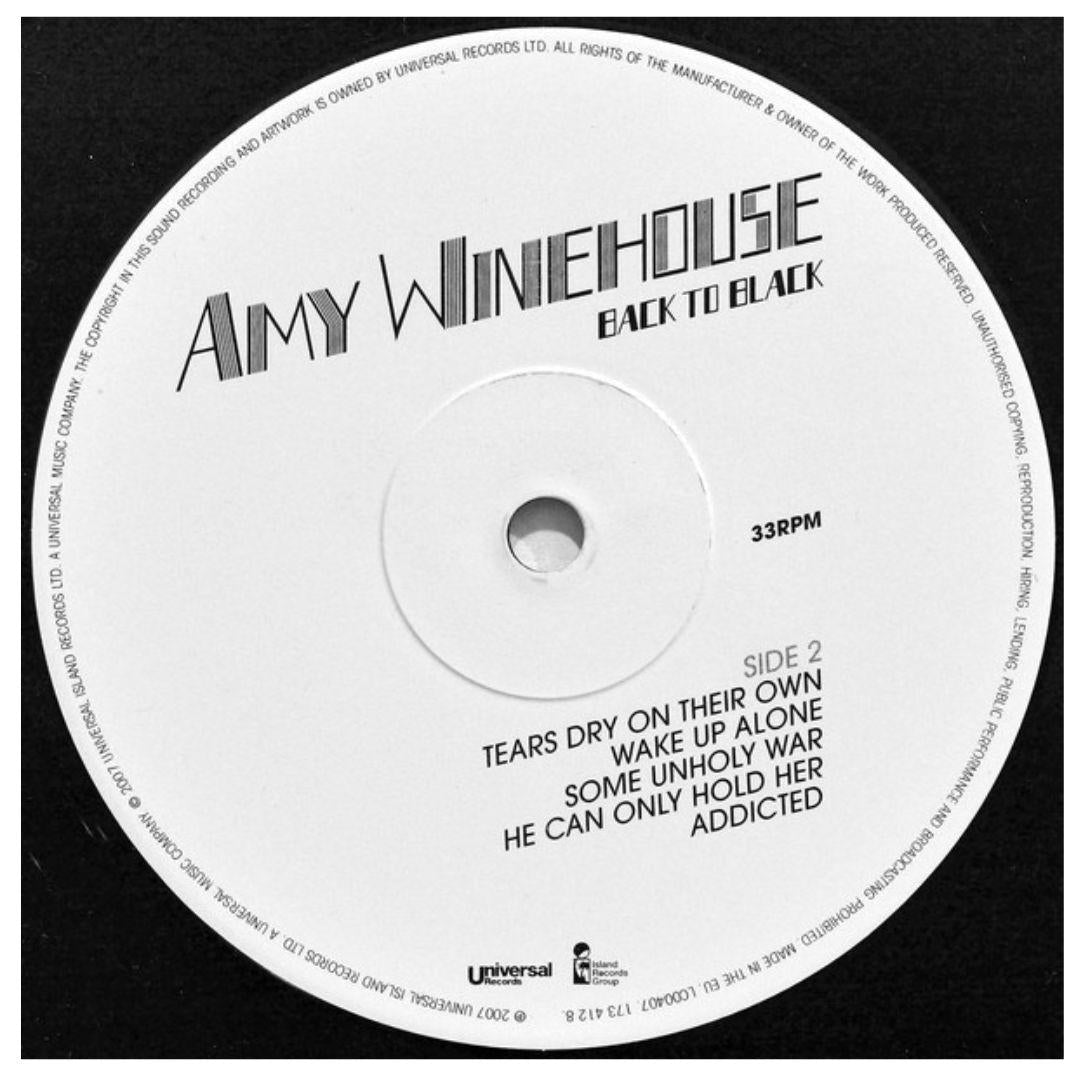 AMY WINEHOUSE - BACK TO BLACK | VINILO