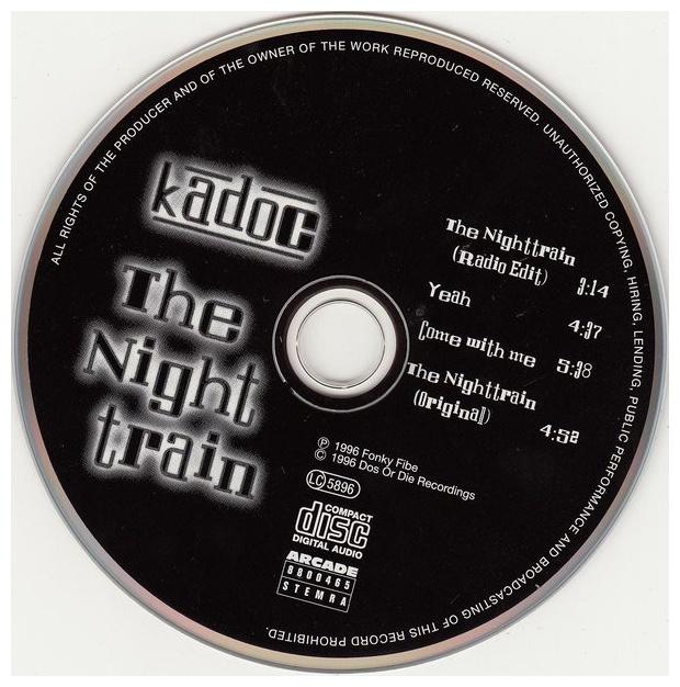 KADOC - THE NIGHT TRAIN | CD SINGLE USADO