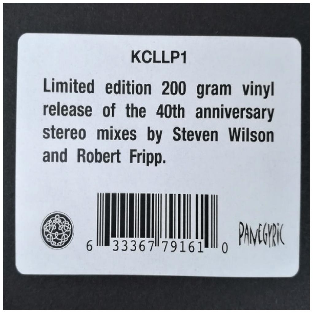 KING CRIMSON - IN THE COURT OF THE CRIMSON KING (STEVEN WILSON MIX)
| VINILO