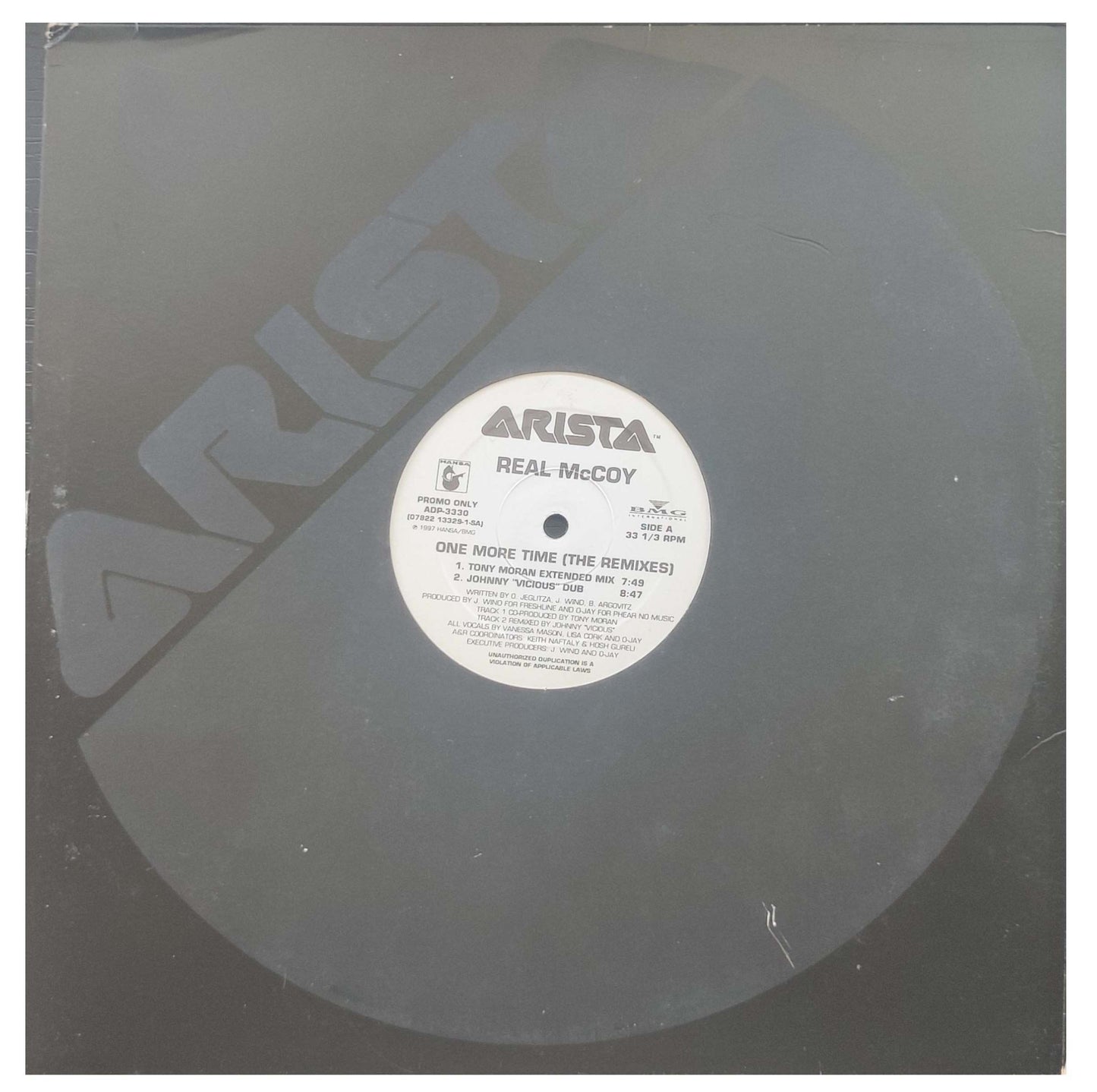 REAL MCCOY - ONE MORE TIME (THE REMIXES) | 12" MAXI SINGLE USADO