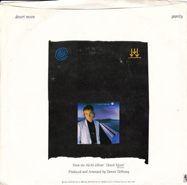 DENNIS DEYOUNG - DESERT MOON | 7" SINGLE VINILO USADO