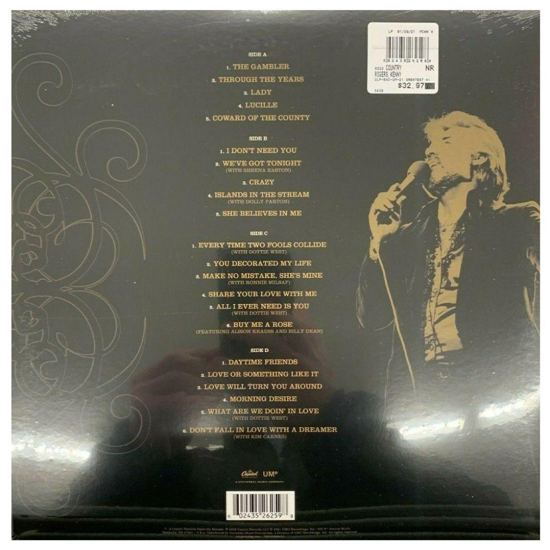 KENNY ROGERS - 21 NUMBERS ONES (2LP) | VINILO