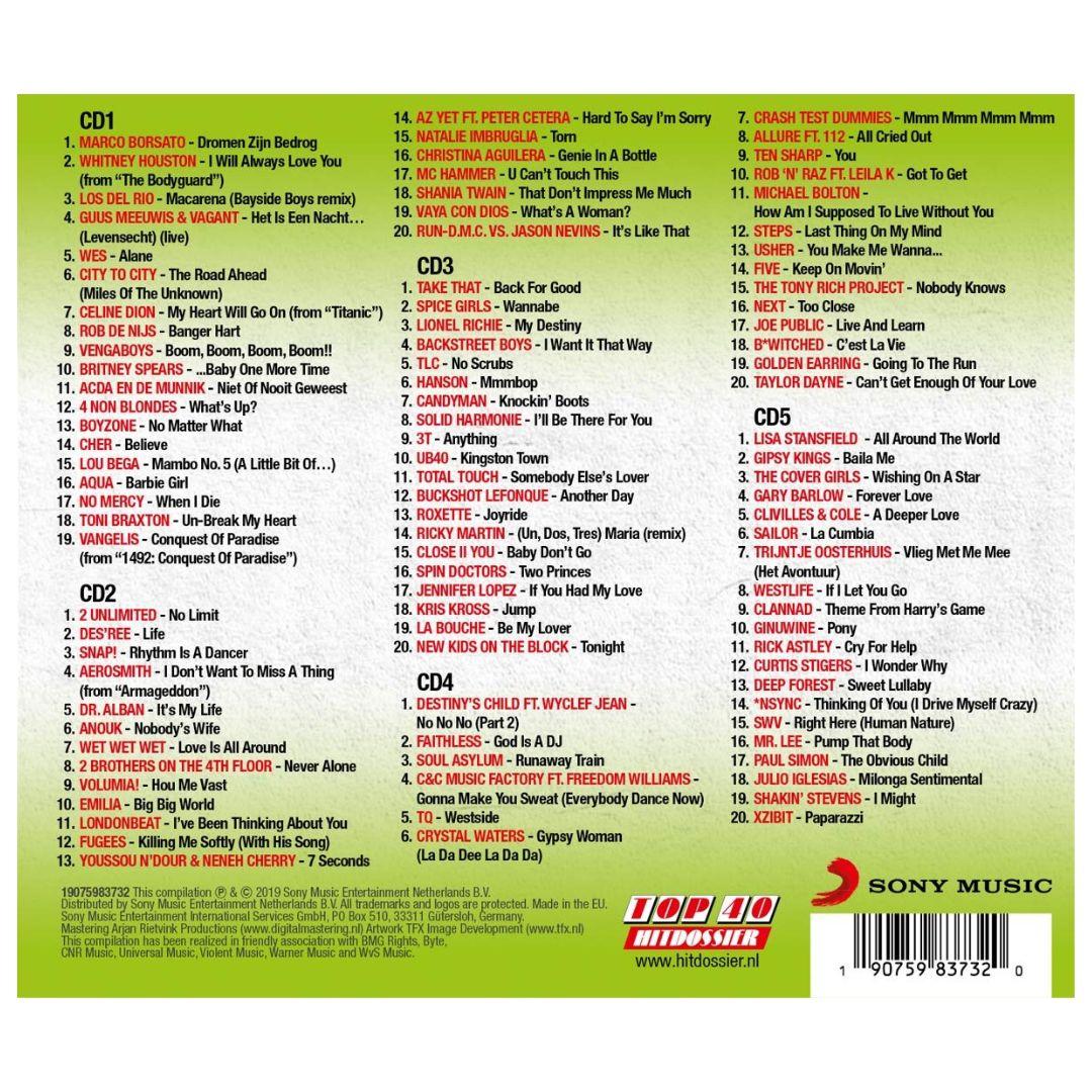 TOP 40 - HITDOSSIER 90 S (5CD) | CD