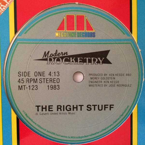 MODERN ROCKETRY - THE RIGHT STUFF | 12" MAXI SINGLE USADO