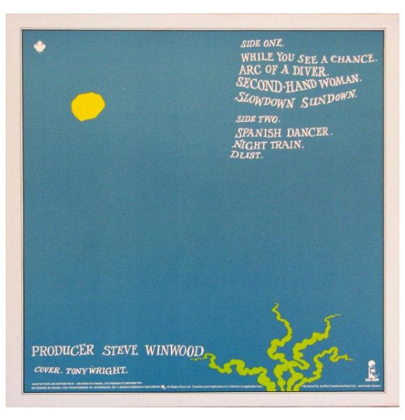 STEVE WINWOOD - ARC OF A DIVER | VINILO USADO