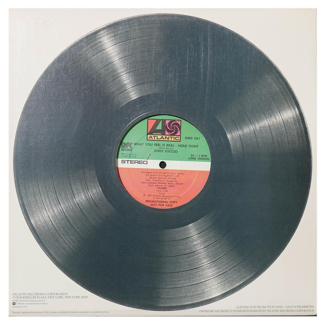 GINO SOCCIO - WHAT YOU FEEL IS REAL - HOLD TIGHT | 12" MAXI SINGLE USADO