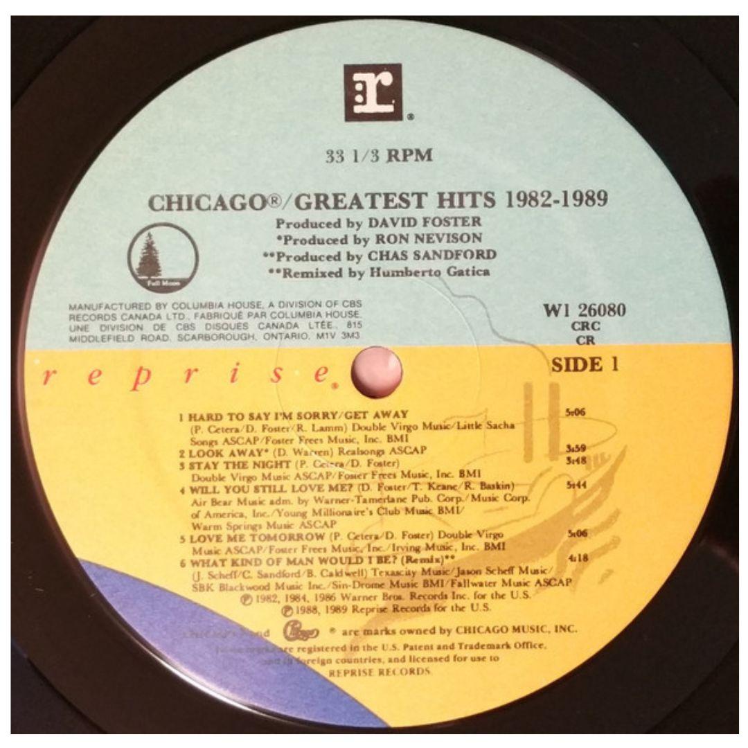 CHICAGO - GREATEST HITS 1982-1989 | VINILO