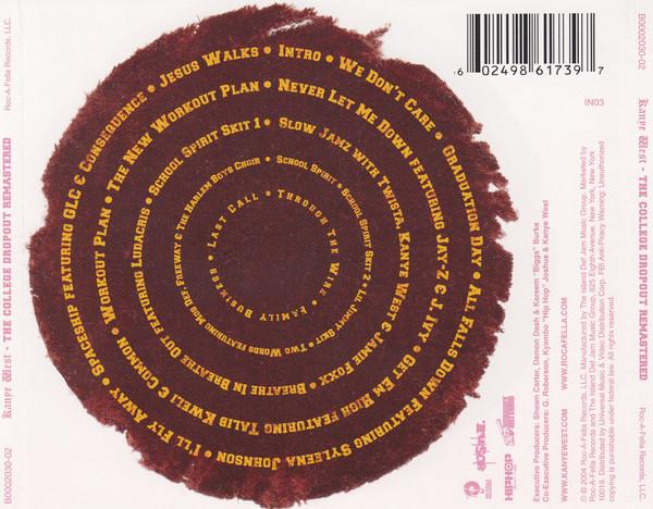 KANYE WEST - COLLEGE DROPOUT | CD