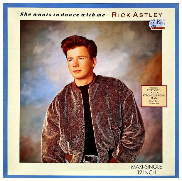 RICK ASTLEY - SHE WANTS TO DANCE WITH ME | 12" MAXI SINGLE USADO