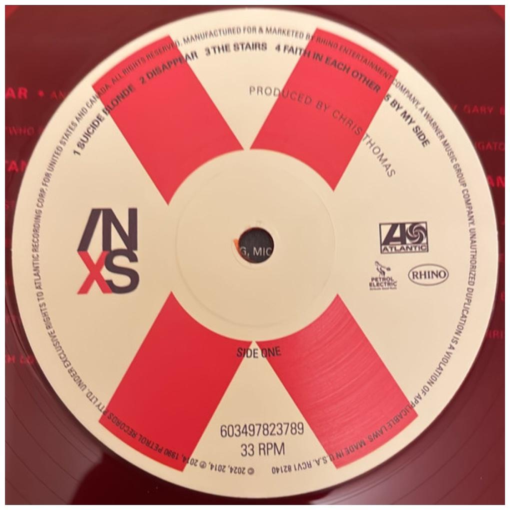INXS - X (TRANSLUCENT RED VINYL) (ROCKTOBER) | VINILO