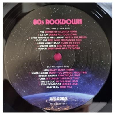 80S ROCK DOWN Rock Anthems - VARIOS INTERPRETES (2LP) | VINILO