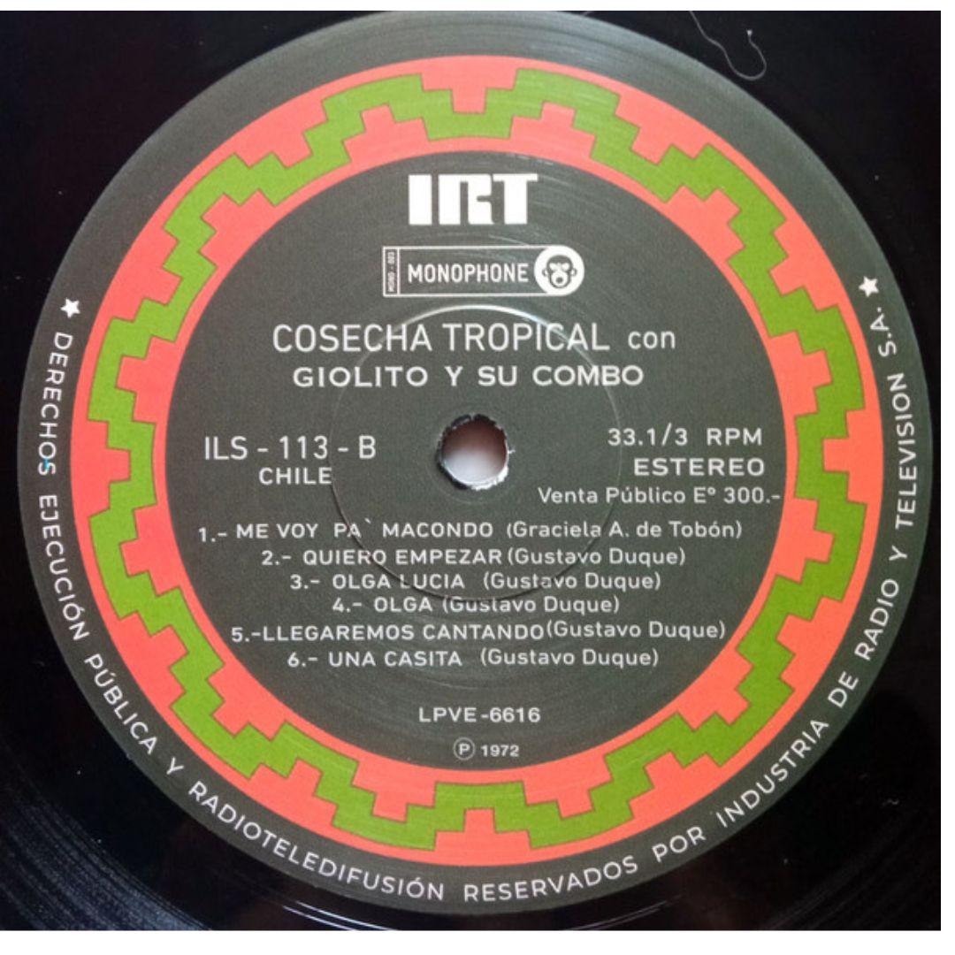 GIOLITO Y SU COMBO - COSECHA TROPICAL | VINILO