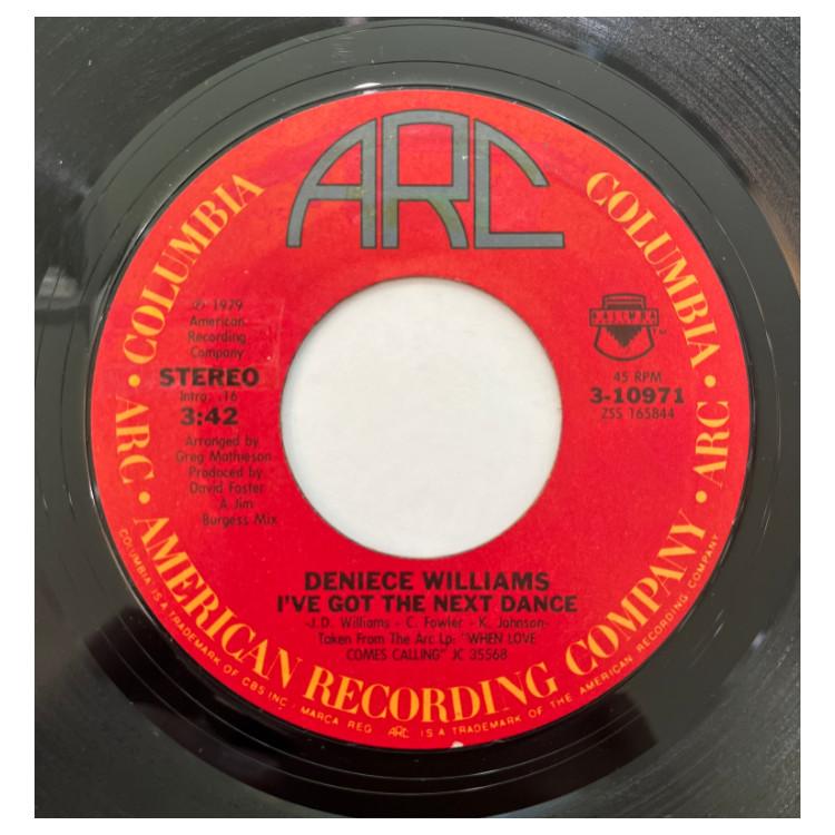 DENIECE WILLIAMS - I VE GOT THE NEXT DANCE | 7" SINGLE VINILO USADO