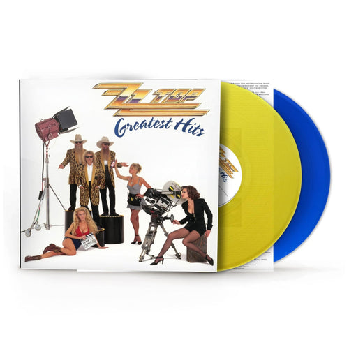 (PREVENTA) ZZ TOP - GREATEST HITS (2LP) (TRANSLUCENT YELLOW & BLUE VINYL) (ROCKTOBER EDT) | VINILO
