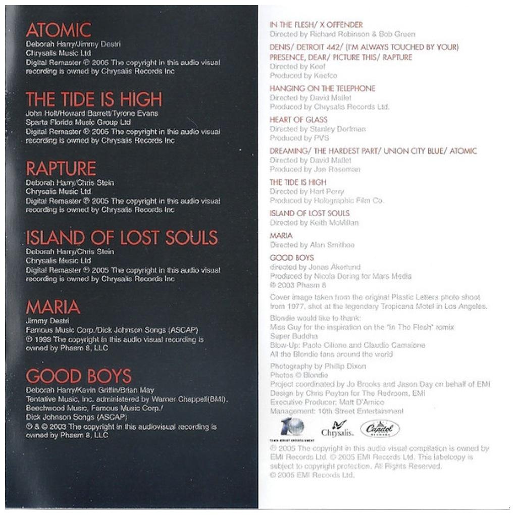 BLONDIE - GREATEST HITS (CD+DVD) | CD