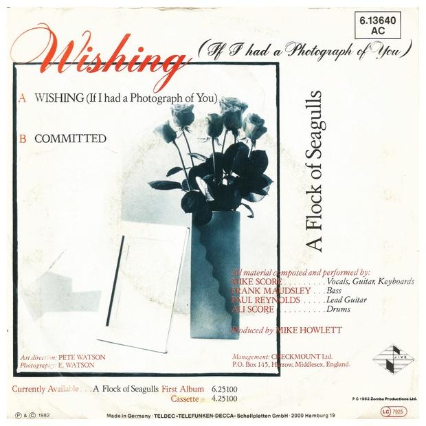 A FLOCK OF SEAGULLS - WISHING | 7 SINGLE VINILO USADO
