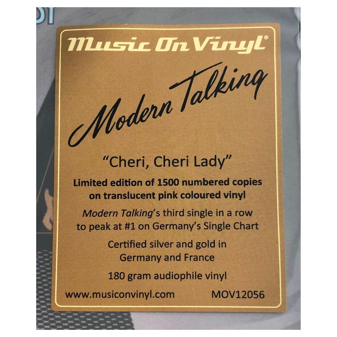 MODERN TALKING - CHERI, CHERI LADY(RED VINYL) | 12" MAXI SINGLE VINILO