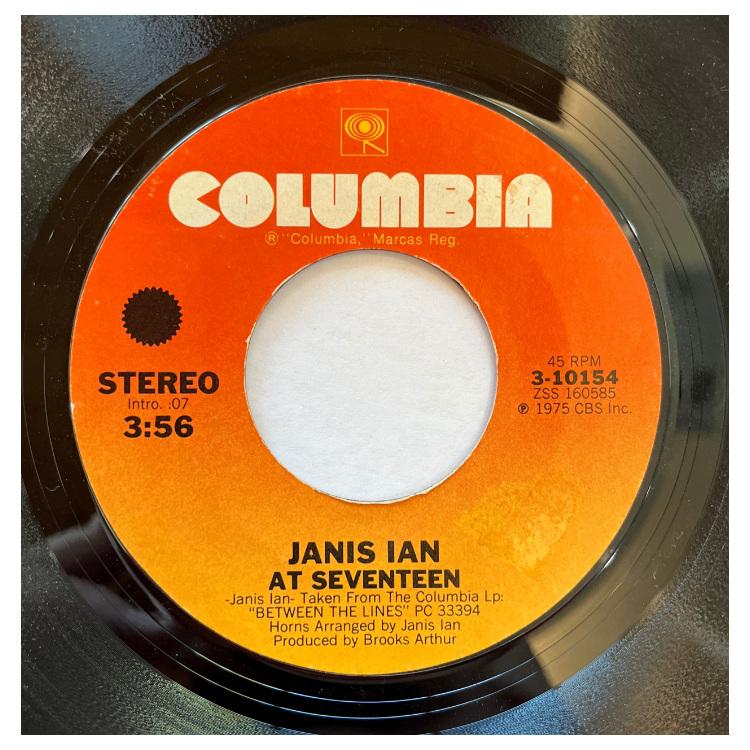 JANIS IAN - STARS/AT SEVENTEEN | 7" SINGLE VINILO USADO