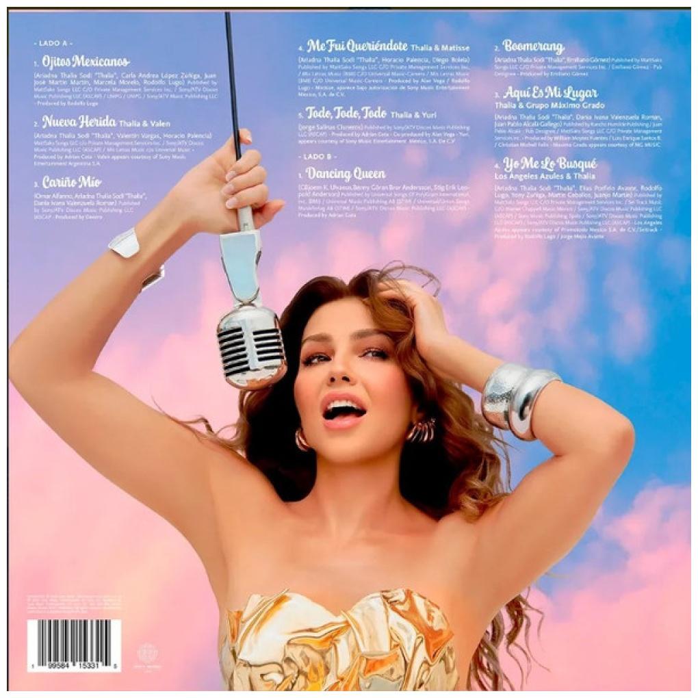 THALIA - TODO SUENA MEJOR EN CUMBIA (CLEAR VINYL) | VINILO
