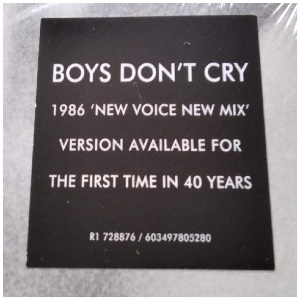 CURE - BOYS DON'T CRY | 12'' MAXI SINGLE