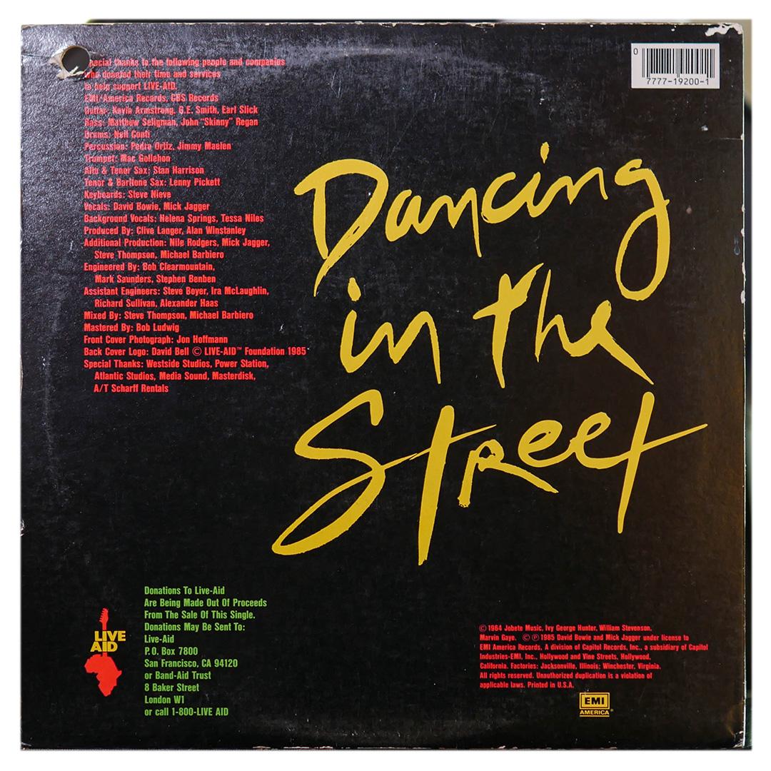 DAVID BOWIE FT. MICK JAGGER - DANCING IN THE STREETS | 12" MAXI SINGLE USADO