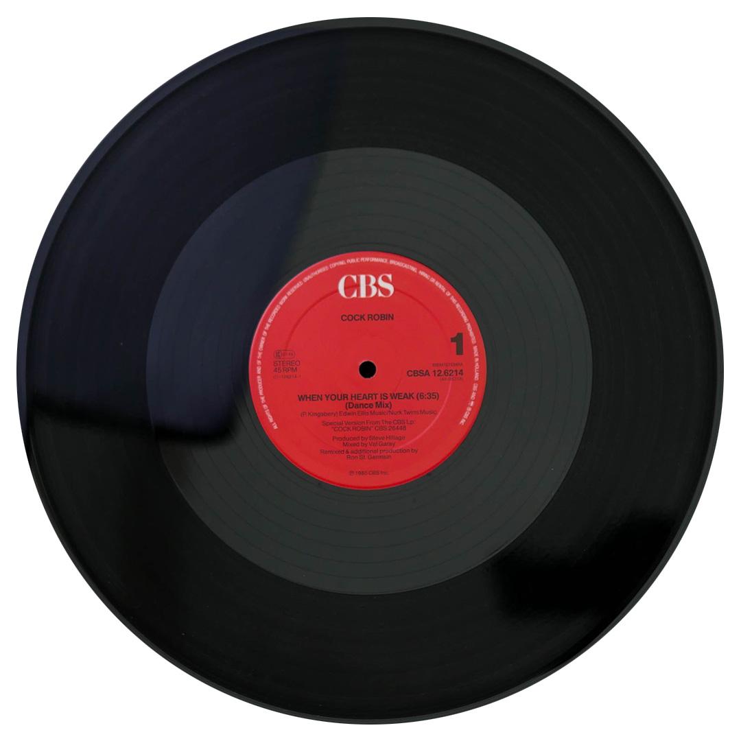 COCK ROBIN - WHEN YOUR HEART IS WEAK | 12" MAXI SINGLE USADO