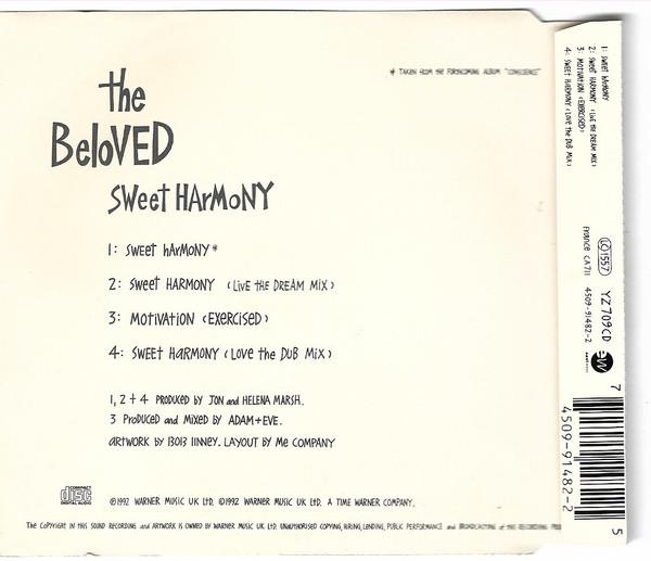 BELOVED - SWEET HARMONY | CD SINGLE USADO