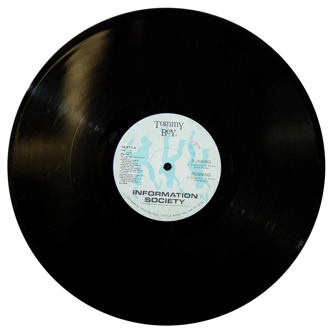 INFORMATION SOCIETY - RUNNING | 12" MAXI SINGLE USADO