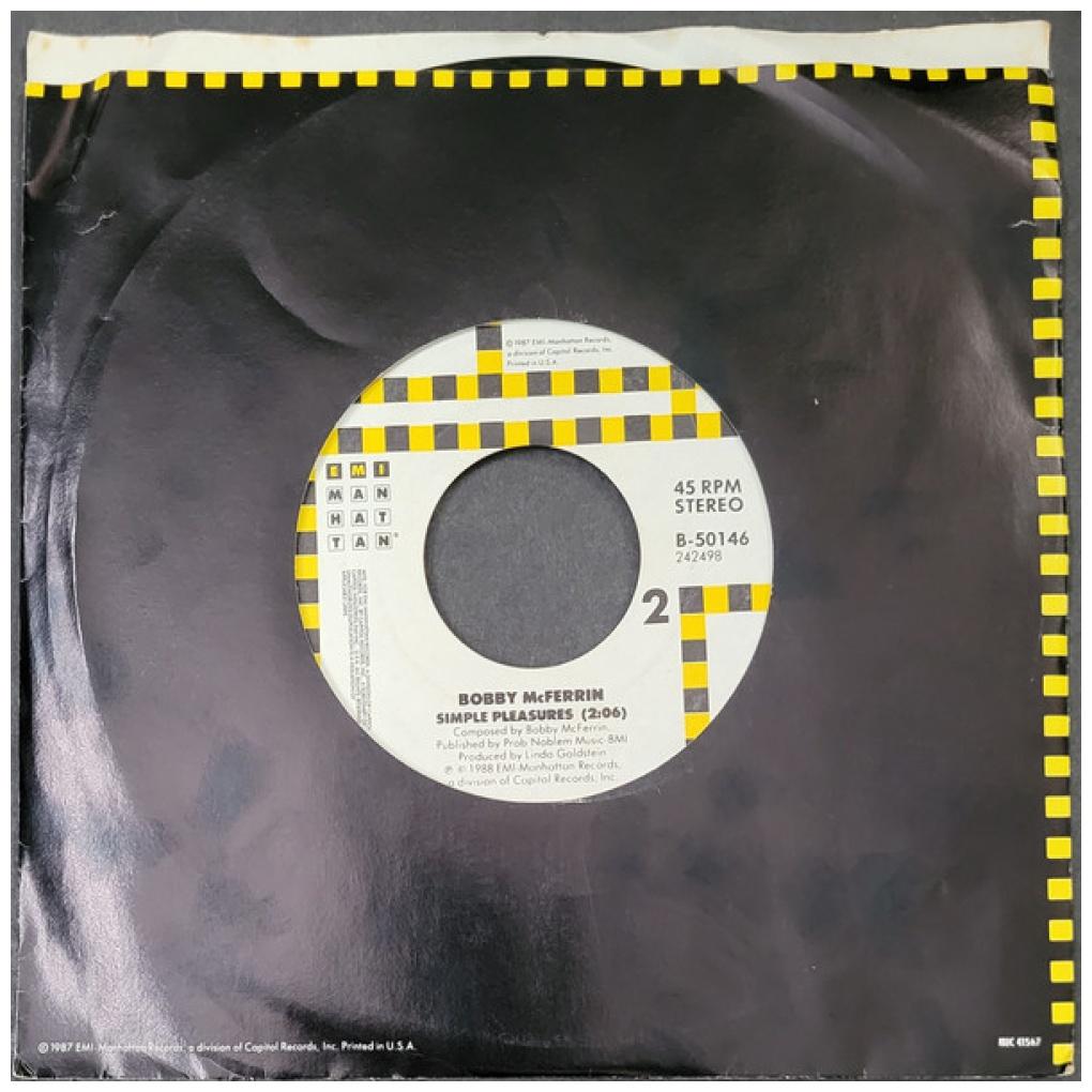BOBBY McFERRIN - DON'T WORRY BE HAPPY | 7" SINGLE USADO