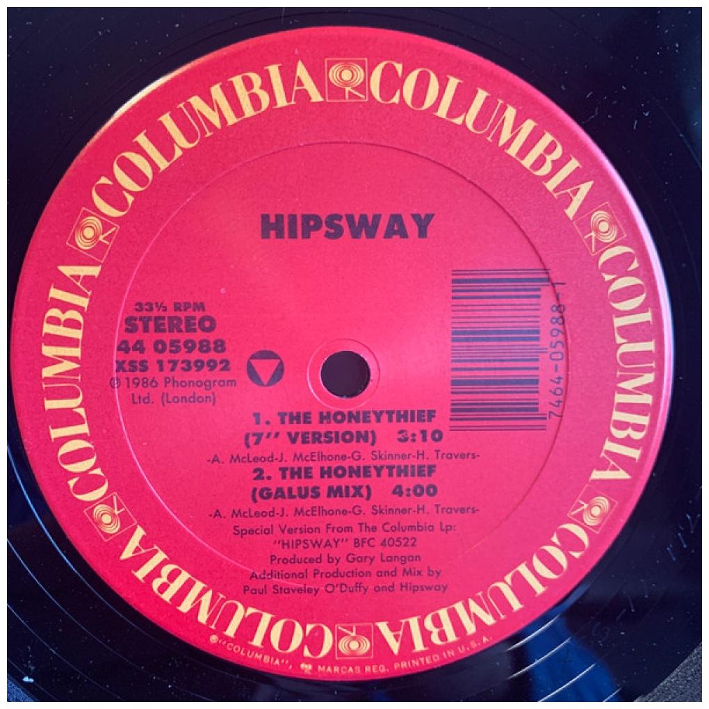 HIPSWAY - THE HONEYTHIEF (PROMO COPY) | 12'' MAXI SINGLE USADO