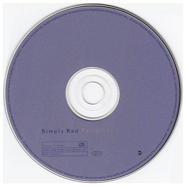 SIMPLY RED - FAIRGROUND | CD SINGLE USADO