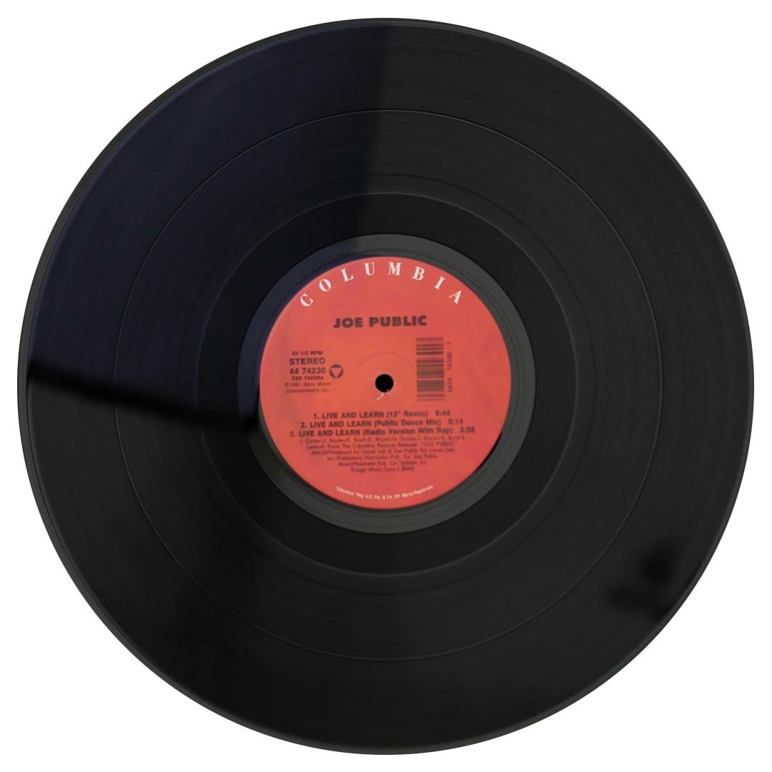 JOE PUBLIC - LIVE AND LEARN | 12" MAXI SINGLE USADO