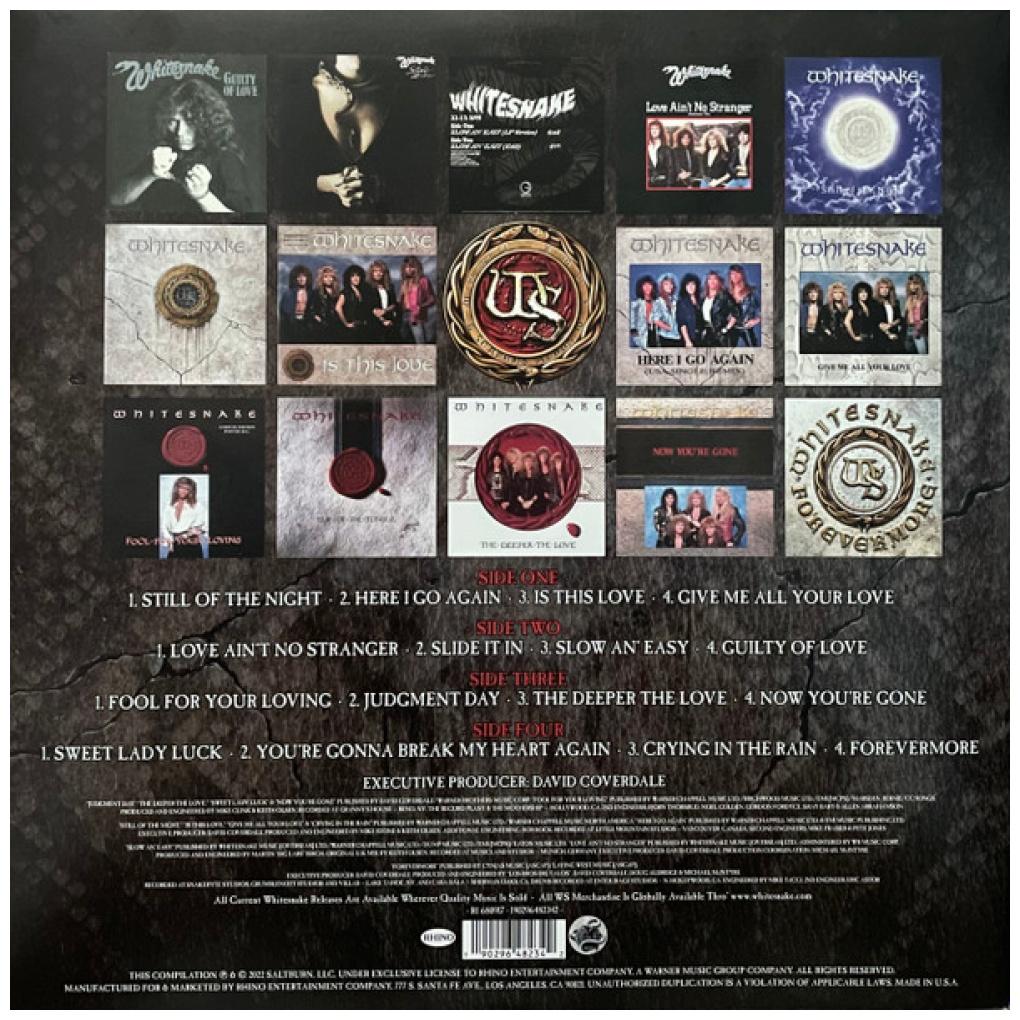 WHITESNAKE - GREATEST HITS (RED VINYL) (2LP) | VINILO
