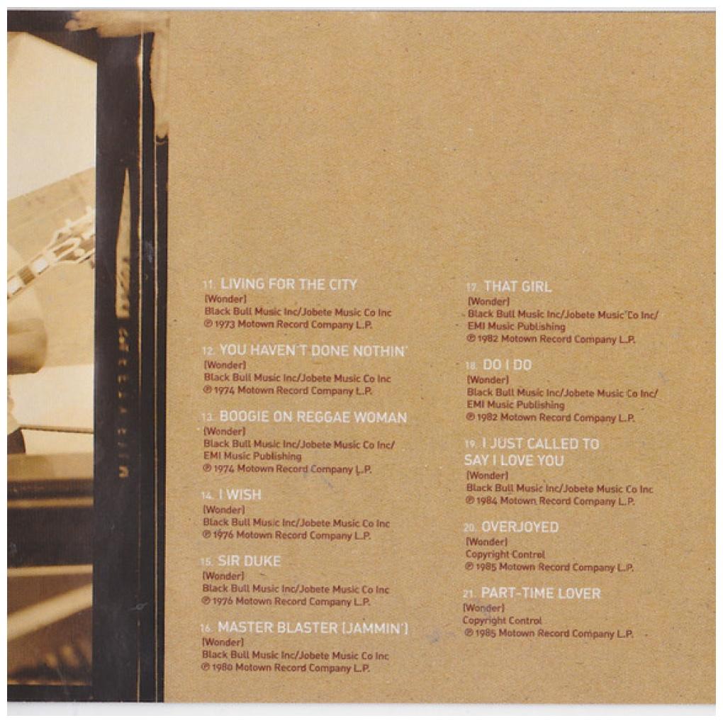 STEVIE WONDER - DEFINITIVE COLLECTION | CD